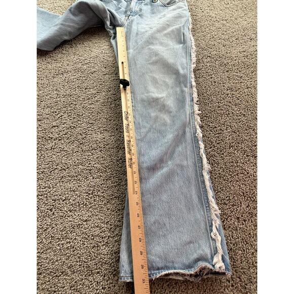 VINTAGE Tommy Hilfiger Jeans Womens 11 Light Wash Fringe Trim Bootcut Ladies - Picture 5 of 14